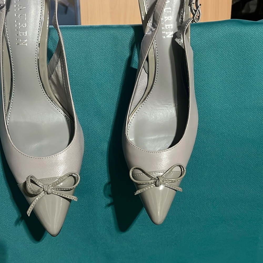 Ralph Lauren sling back high heels